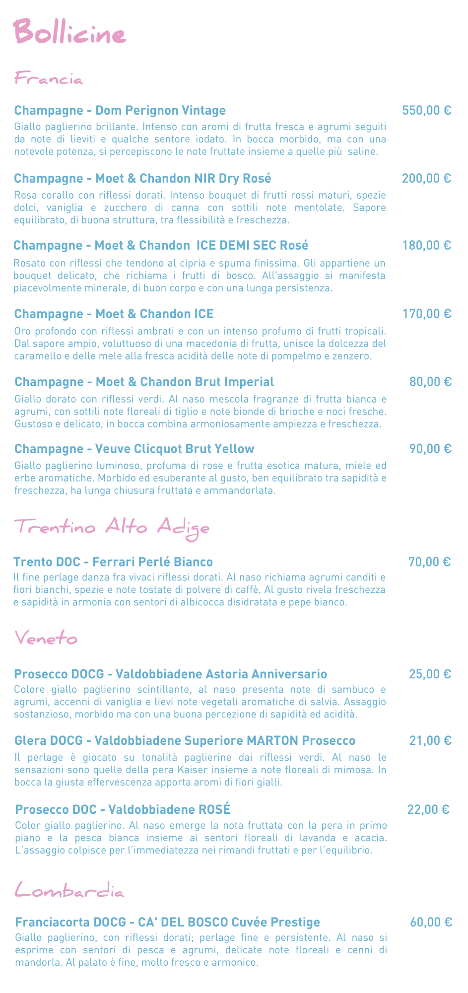carta dei vini 2